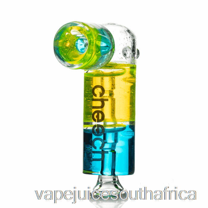 Vape Juice South Africa Cheech Glass Dual Freezable Hand Pipe Blue / Green